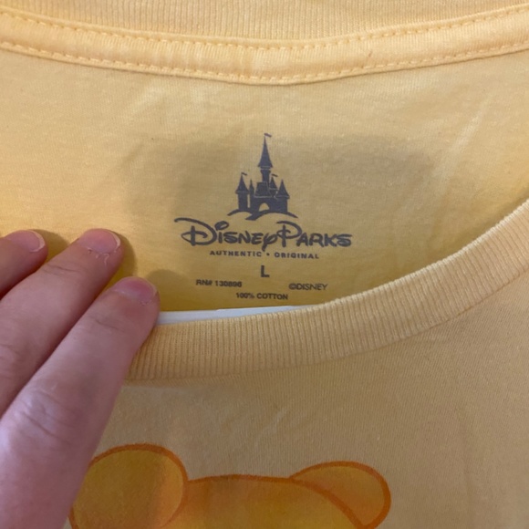 Disney Parks Yellow Winnie The Pooh Shirt Large - Picture 2 of 4